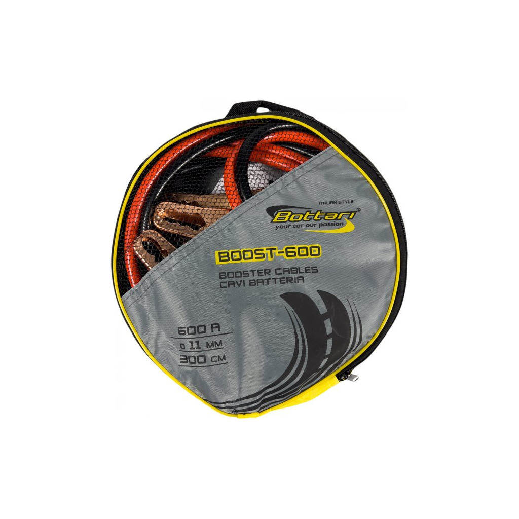Дроти для запуску для автомобіля Bottari 600A 3м "BOOST-600" (28072-IS)