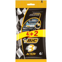 Razor Bic 3 Action 4+2 pcs. (3086123399327)