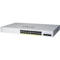 Комутатор мережевий Cisco CBS220-24P-4G-EU