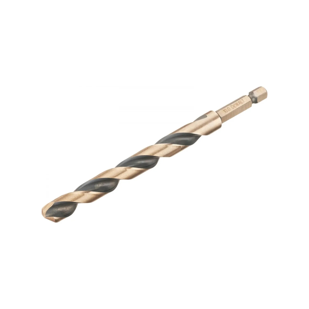 Свердло DeWALT по металу EXTREME IMPACT Black&Gold, HSS-G, 10 х 137,5 х 99,5 мм, 1 шт. (DT20616)