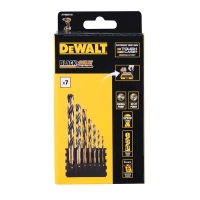 Set of drills DeWALT in a cassette for Tough Case, on metal Black&Gold, 8 pcs (DT70829)