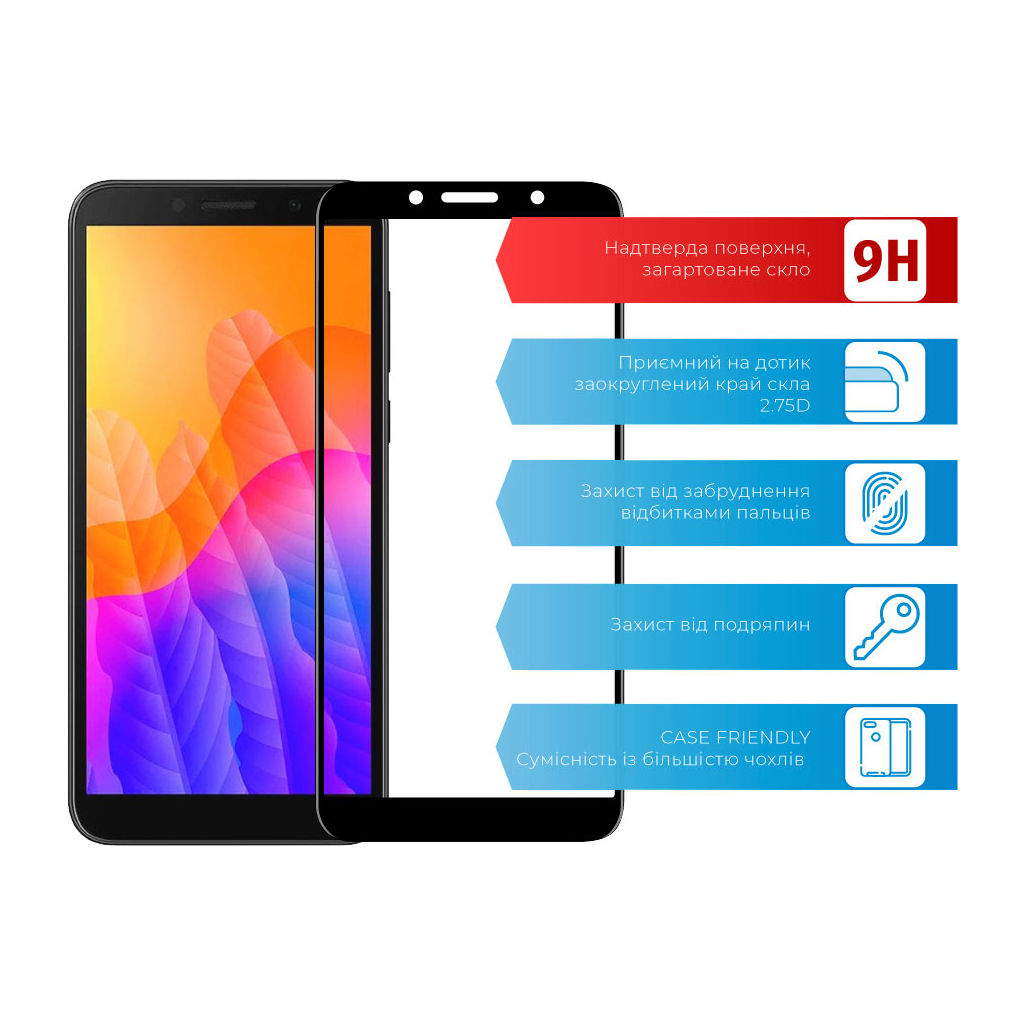 Скло захисне ACCLAB Full Glue Huawei Y5p (1283126508295)