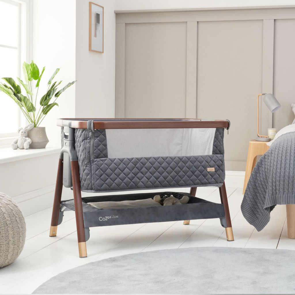 Ліжечко Tutti Bambini CoZee Luxe gray (211208/6581)