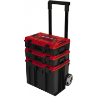 Einhell E-Case Tower Tool Box, 1 S-F Case, 1 S-F Case with Grid Foam Set, 1 L Case with Wheels (4540015)
