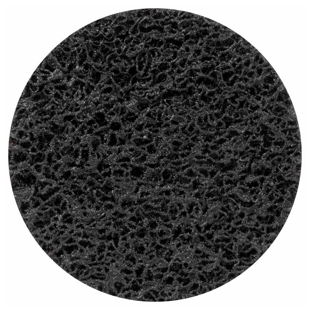 Круг зачистний Sigma з нетканого абразиву (корал) 125мм на липучці чорний м'який (9176261)