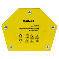 Магніт для зварювання Sigma трапеція 22кг 90x54x54x43мм (30,45,60,75,90,135 °) (4270351)