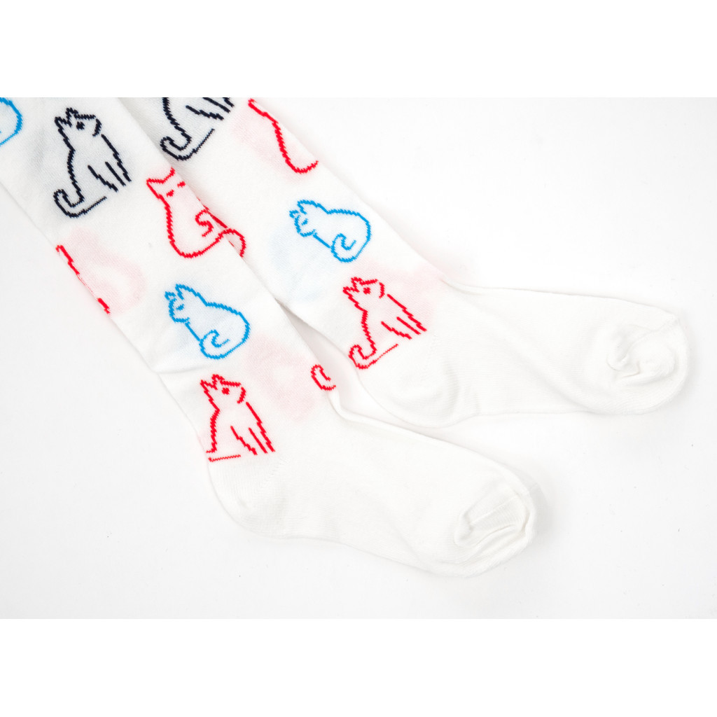 Колготки дитячі UCS Socks з котиками (M0C0301-2295-98G-beige)