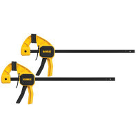 Clamp DeWALT "M" trigger (quick-clamp), 300 mm, pressure 63 kg, 2 pcs. (DWHT0-83158)