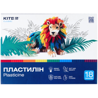 Пластилін Kite Classic 18 кольорів, 360 г (K-085)
