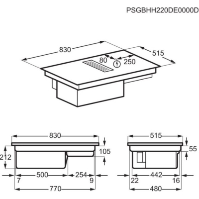 Варочна поверхня AEG CCE84779FB