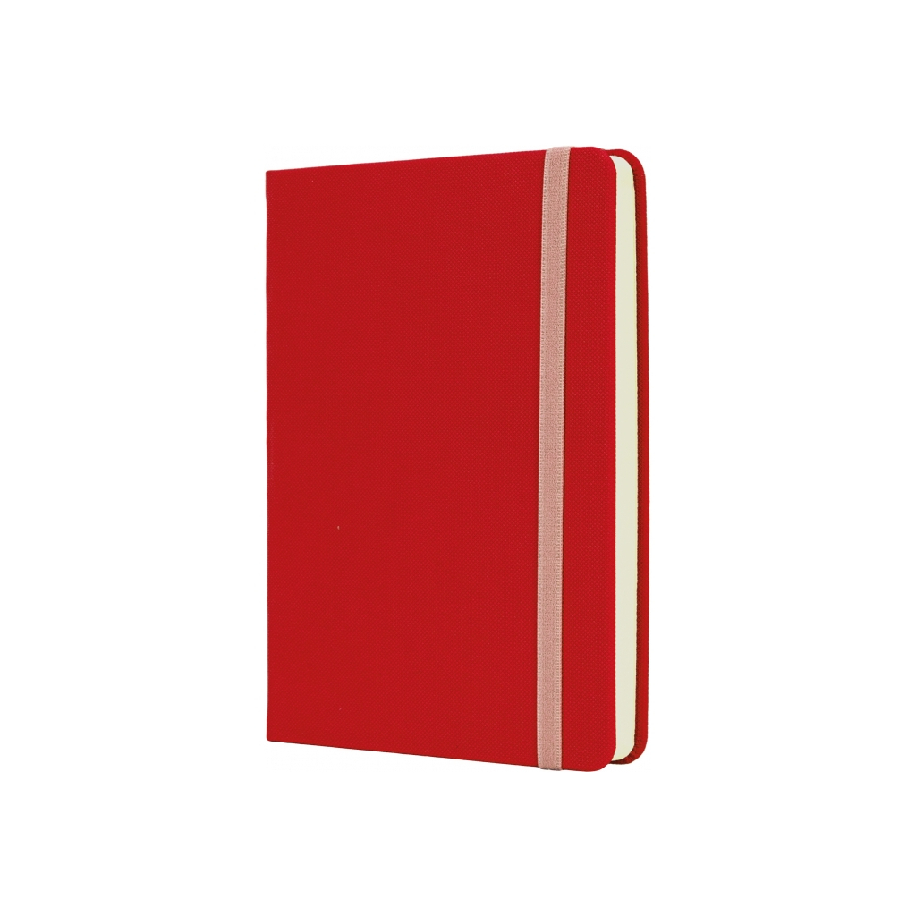 Книга записна Optima А6 SQUARE, тверда обкладинка, гумка, кремовий блок лінія, червоний (O20386-03) Книга записна Optima А6 SQUARE, тверда обкладинка, гумка, кремовий блок лінія, червоний (O20386-03)