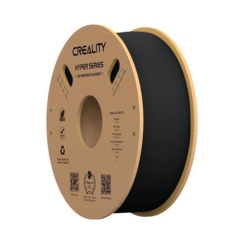 Пластик для 3D-принтера Creality PLA Hyper 1кг, 1.75мм, black (3301010343)