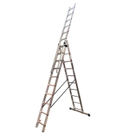 Ladder GTM 3-section, folding, 3*10xh. 2.72-6.5m (KME310)