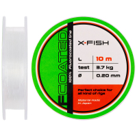 Флюорокарбон X-Fish FCoated 10m 0.20mm 3.7kg (1917.01.24)