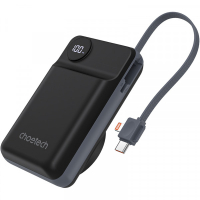 Батарея універсальна Choetech Magnetic Wireless 20000mAh 22.5W, PD, QC/3.0, Apple Watch charger, Black (B696-BK)