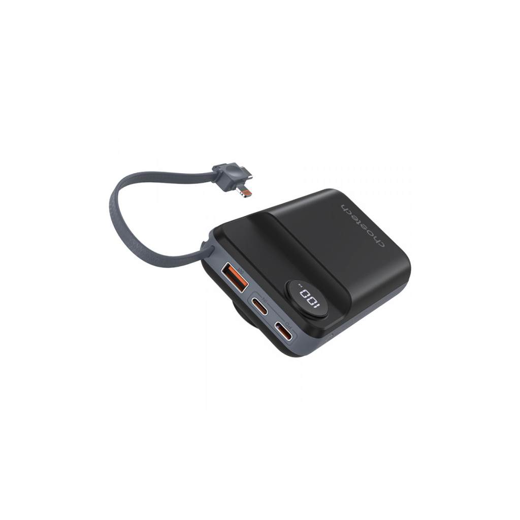 Повербанк Choetech Magnetic Wireless 20000mAh 22.5W, PD, QC/3.0, Apple Watch charger, Black (B696-BK)