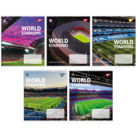 Notebook Yes World stadium A5 48 sheets lined (767133)