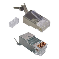 Connector RJ45 cat.7 STP 8P8C 50pcs/pack Kingda (KD-PG8027/50)