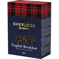 Sherlock Secrets English Breakfast black leaf tea 100 g (shs.00902)