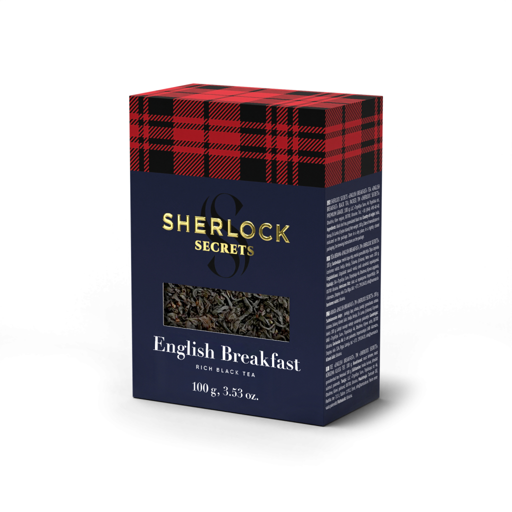 Чай Sherlock Secrets English Breakfast чорний листовий 100 г (shs.00902)