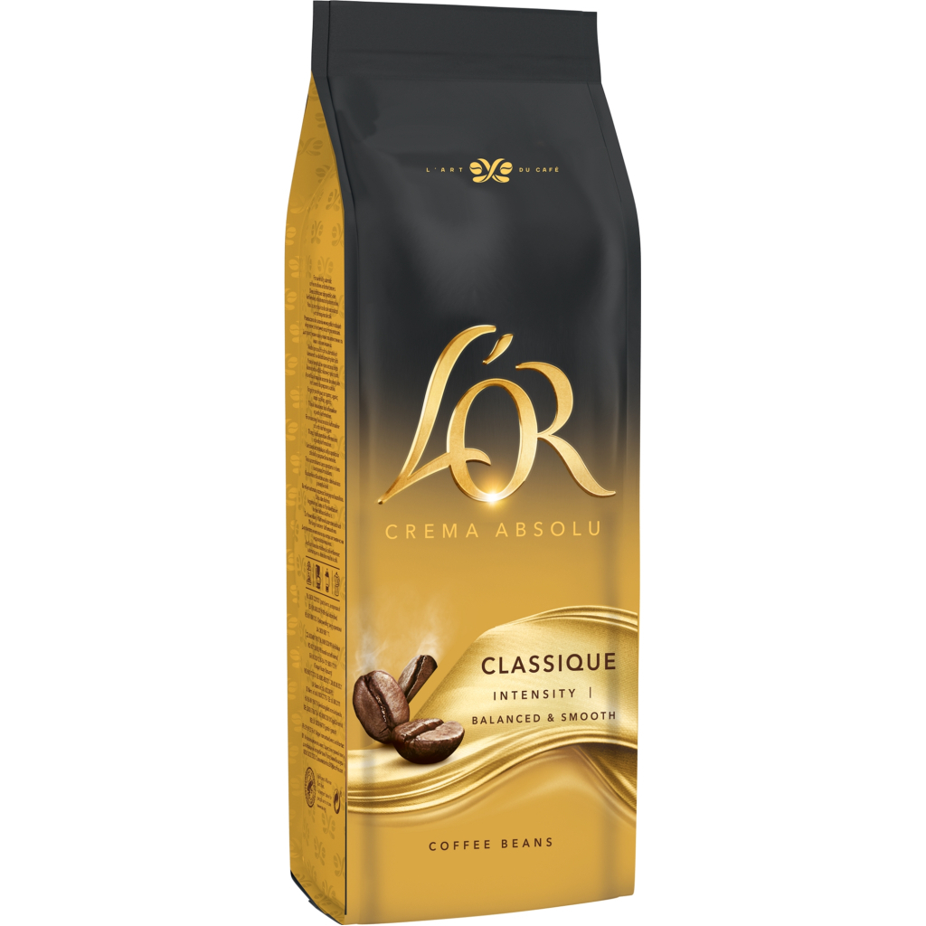 Кава L'OR Crema Absolute Classic в зернах 500 г (8711000369852) Кава L'OR Crema Absolute Classic в зернах 500 г (8711000369852)
