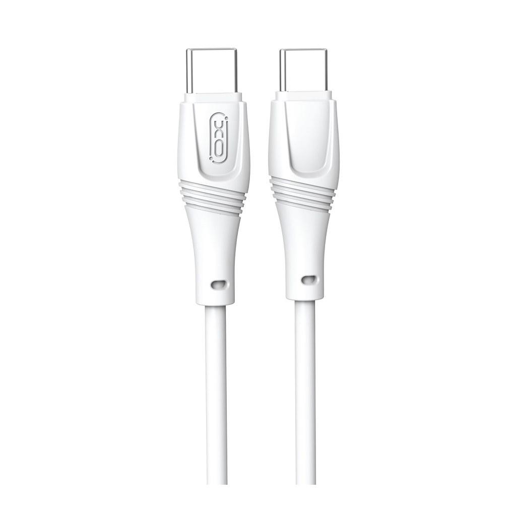 Дата кабель USB-C to USB-C 1.0m 60W High Elastic Zeus XO (NBQ239B_White)