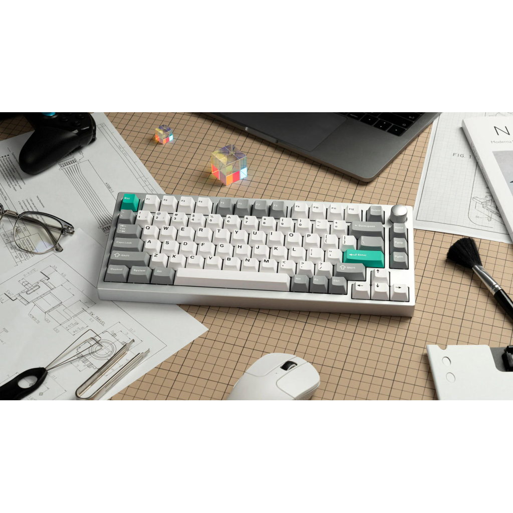 Клавіатура Lemokey P1 Pro Super Red RGB Wireless/Bluetooth/USB Space Silver (P1P-X1-UA) Клавіатура Lemokey P1 Pro Super Red RGB Wireless/Bluetooth/USB Space Silver (P1P-X1-UA)