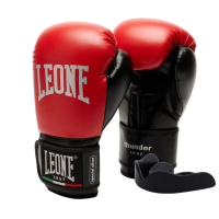 Боксерські рукавички Leone GN383 Thunder Red 10 унцій (GN383_Red_10oz)