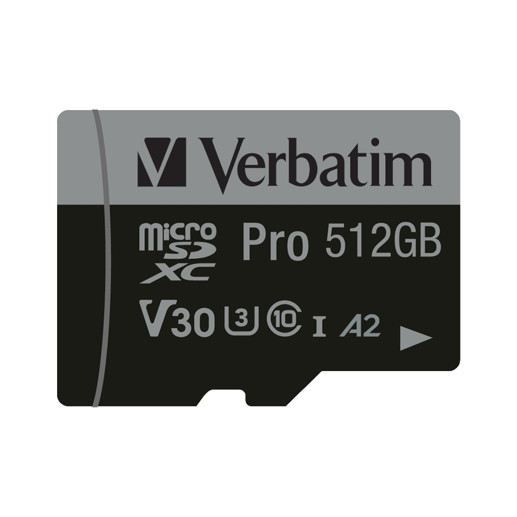 Карта пам'яті Verbatim 512GB microSDXC class 10 UHS-III PRO (47046) Карта пам'яті Verbatim 512GB microSDXC class 10 UHS-III PRO (47046)