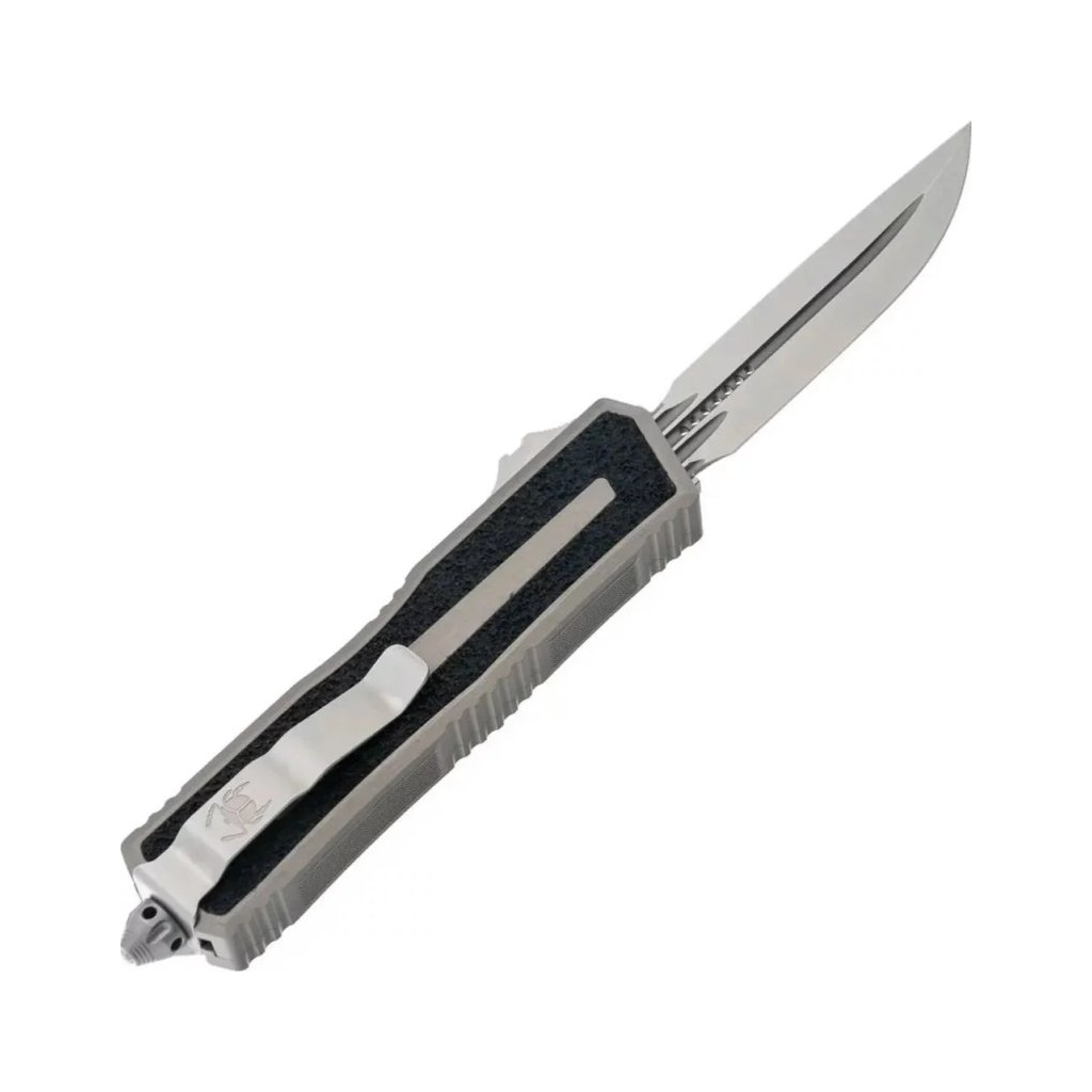 Ніж Microtech Scarab II Gen III D/E-S, stonewash, чорно-сірий (1180-10NC) Ніж Microtech Scarab II Gen III D/E-S, stonewash, чорно-сірий (1180-10NC)