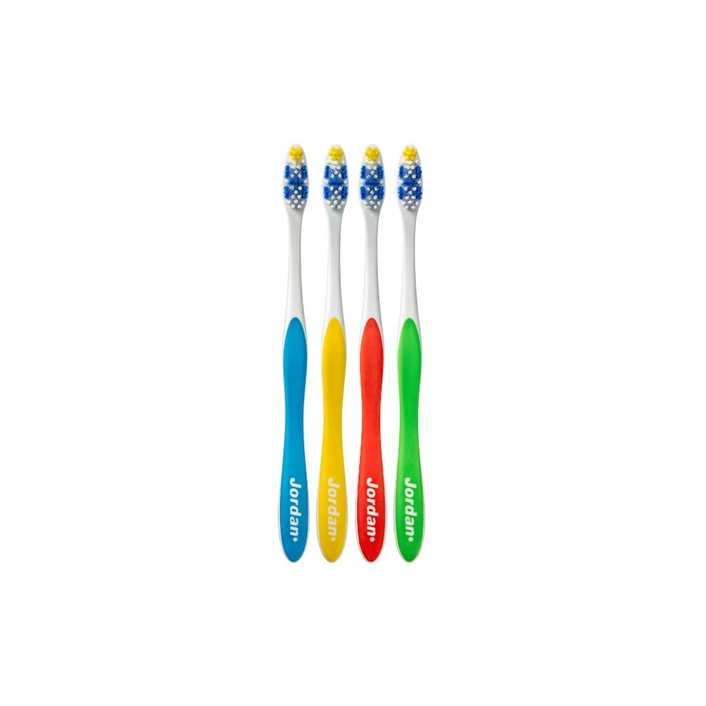 Зубна щітка Jordan Total Clean Medium 4 шт. (7038516140418)