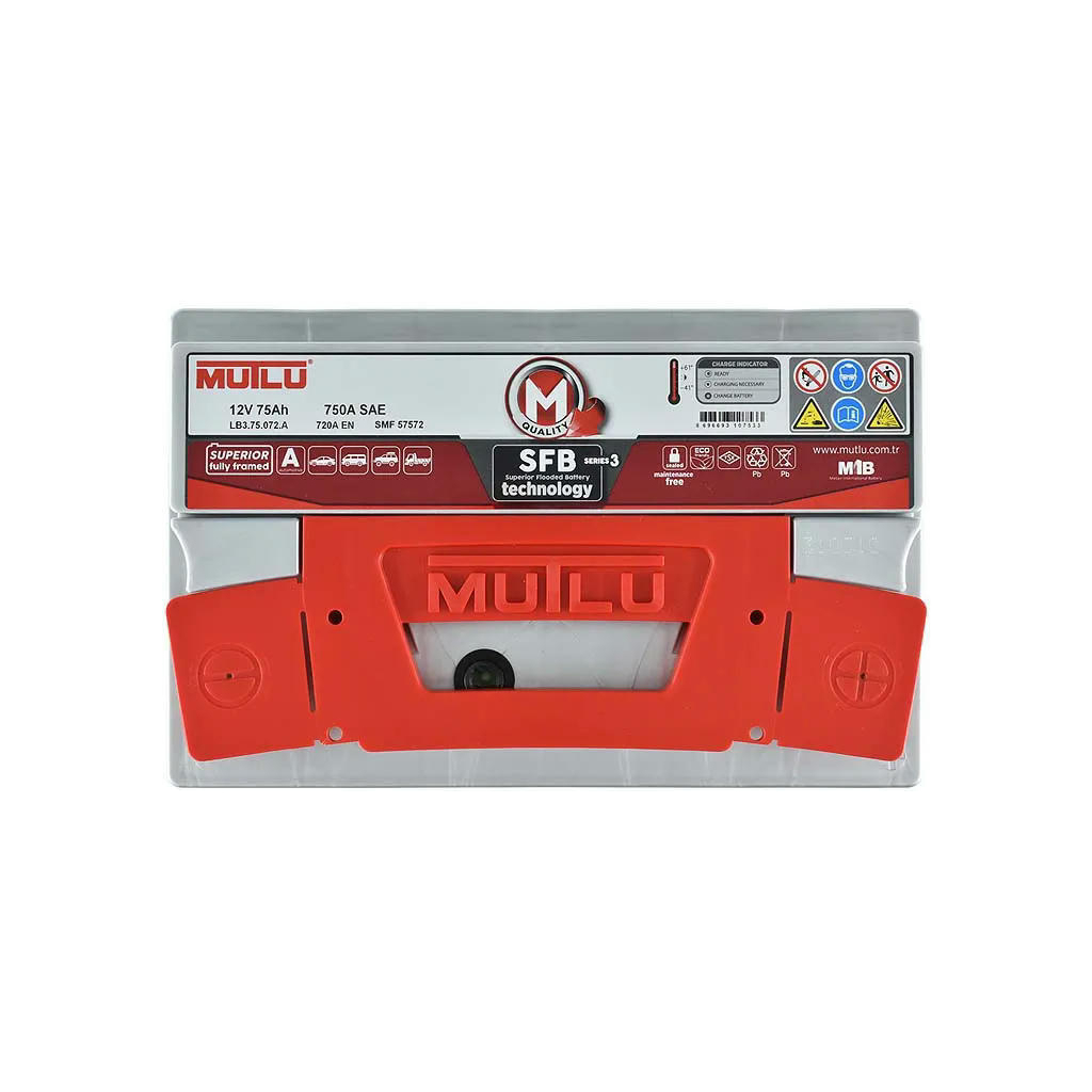 Акумулятор автомобільний MUTLU 6СТ-75 (0) SFB LB3.75.072.A Акумулятор автомобільний MUTLU 6СТ-75 (0) SFB LB3.75.072.A