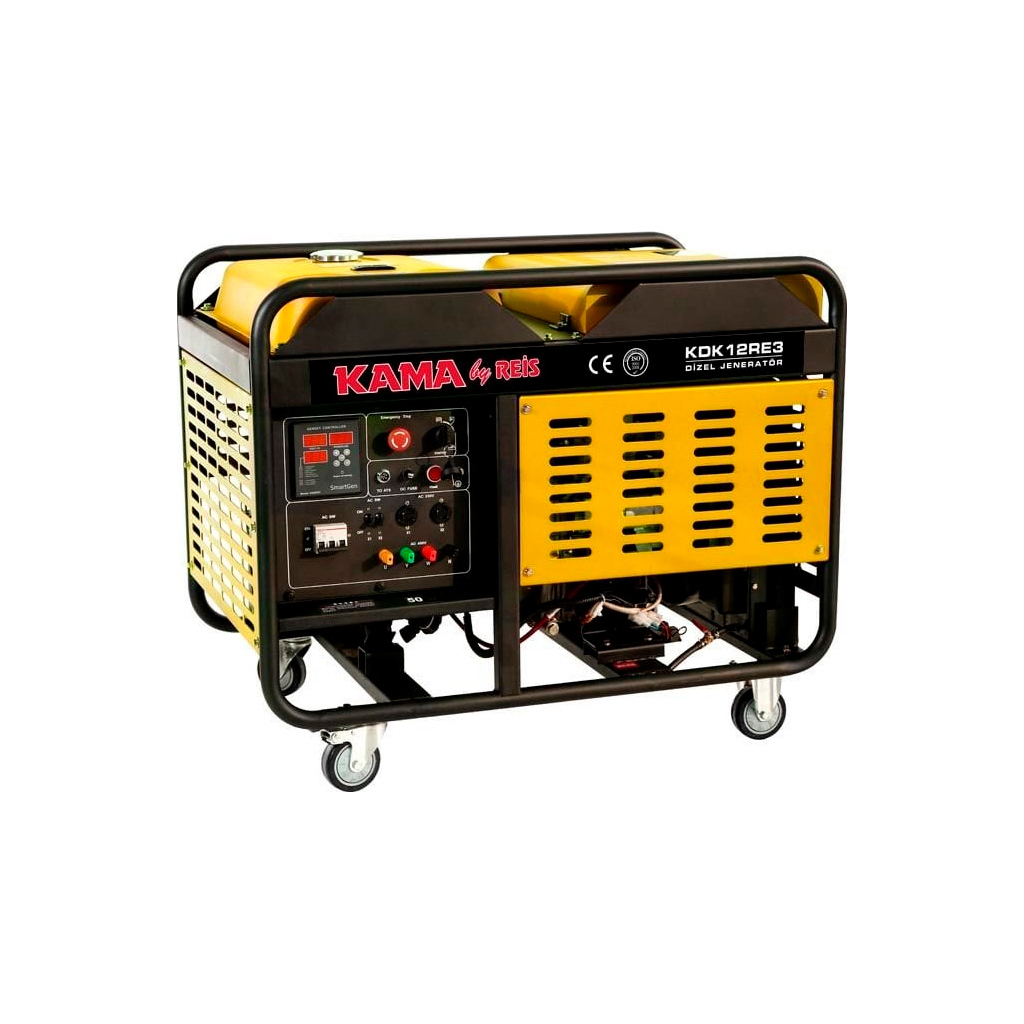 Генератор KAMA дизельний KDK12RE3, 3-ф. 220/400V, 50Hz, 12kVA/10kW, 34л, 3 л/год, стартер, водяне охолодження (KDK12RE3) Генератор KAMA дизельний KDK12RE3, 3-ф. 220/400V, 50Hz, 12kVA/10kW, 34л, 3 л/год, стартер, водяне охолодження (KDK12RE3)