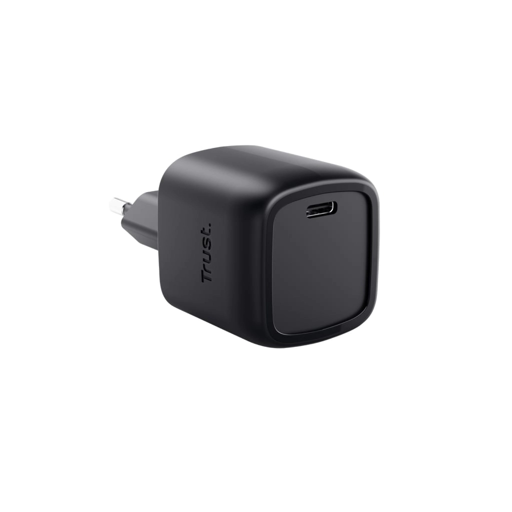 Зарядний пристрій Trust USB-C PD30W GaN black (25519_TRUST) Зарядний пристрій Trust USB-C PD30W GaN black (25519_TRUST)