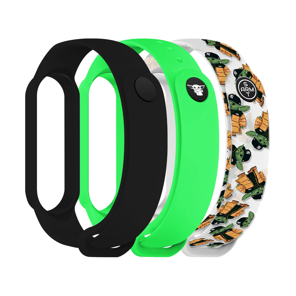 Ремінець до фітнес браслета Armorstandart комплект 3шт Xiaomi Mi Band 7/6/5 This-is-the-Way BY (ARM77047) Ремінець до фітнес браслета Armorstandart комплект 3шт Xiaomi Mi Band 7/6/5 This-is-the-Way BY (ARM77047)