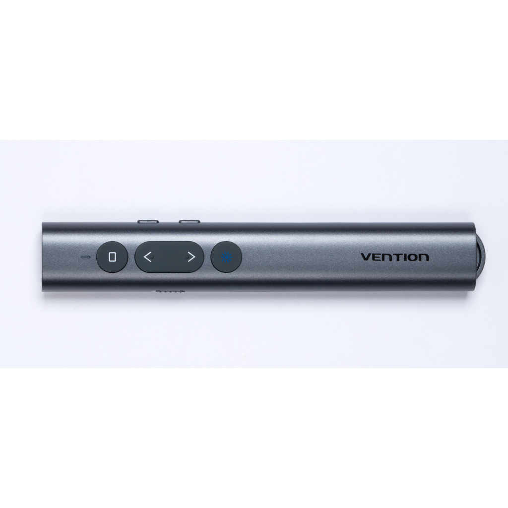 Презентер Vention PowerPoint Clicker with Red Laser Pointer Gray (KQIH0) Презентер Vention PowerPoint Clicker with Red Laser Pointer Gray (KQIH0)