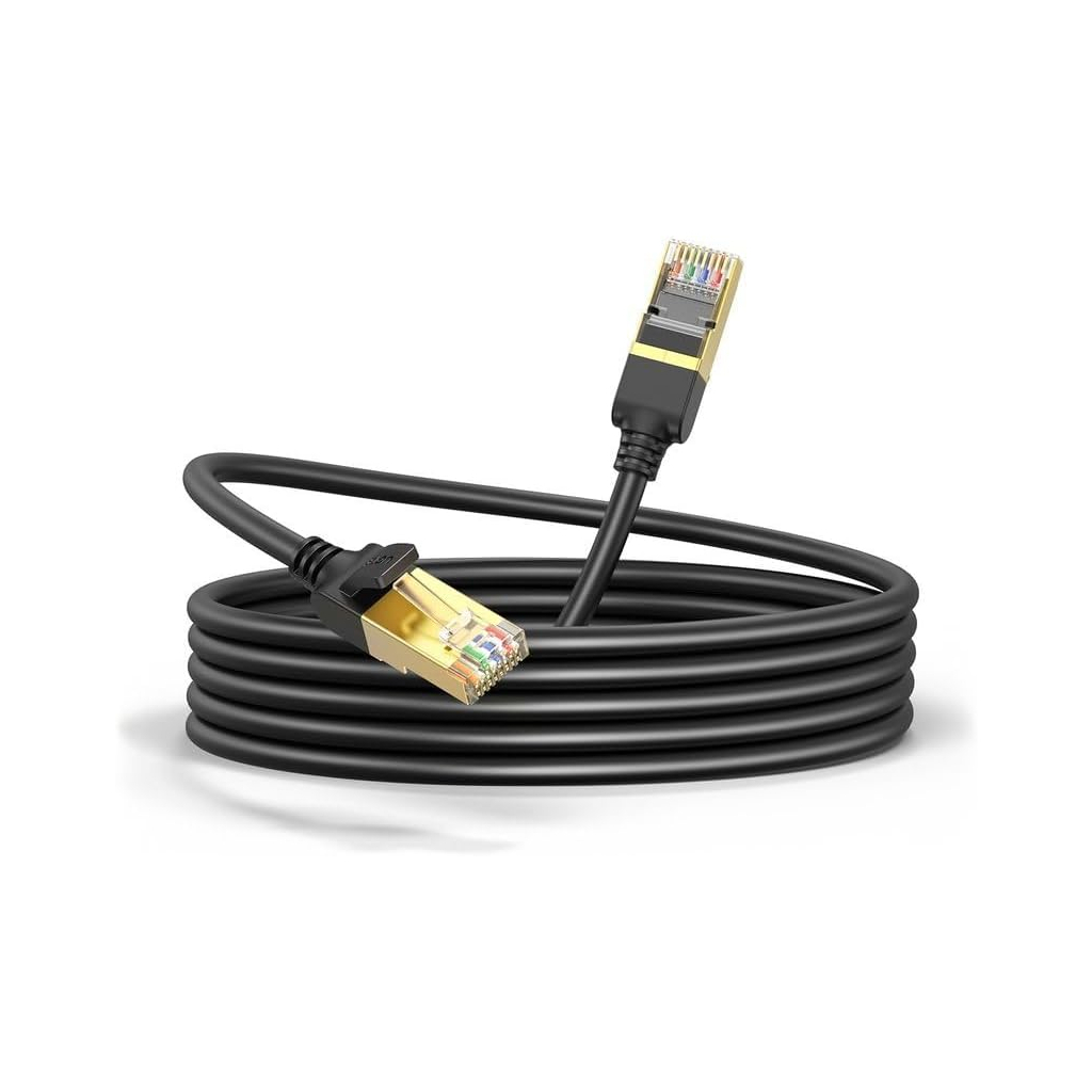 Патч-корд 15м, F/FTP cat 7 RJ-45 black Ugreen (U_11274) Патч-корд 15м, F/FTP cat 7 RJ-45 black Ugreen (U_11274)
