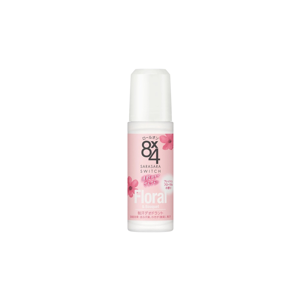 Антиперспірант Kao Biore 8x4 Aroma Switch Deodorant Roll-On Квітковий аромат 45 мл (4901301332318)