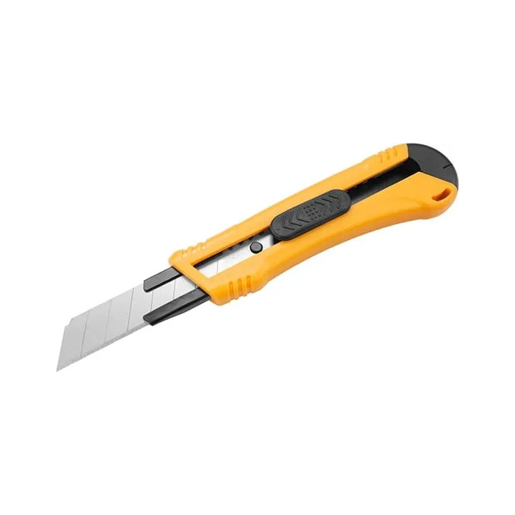 Ніж канцелярський Tolsen 18 мм пластик металева направляюча (30085) Ніж канцелярський Tolsen 18 мм пластик металева направляюча (30085)