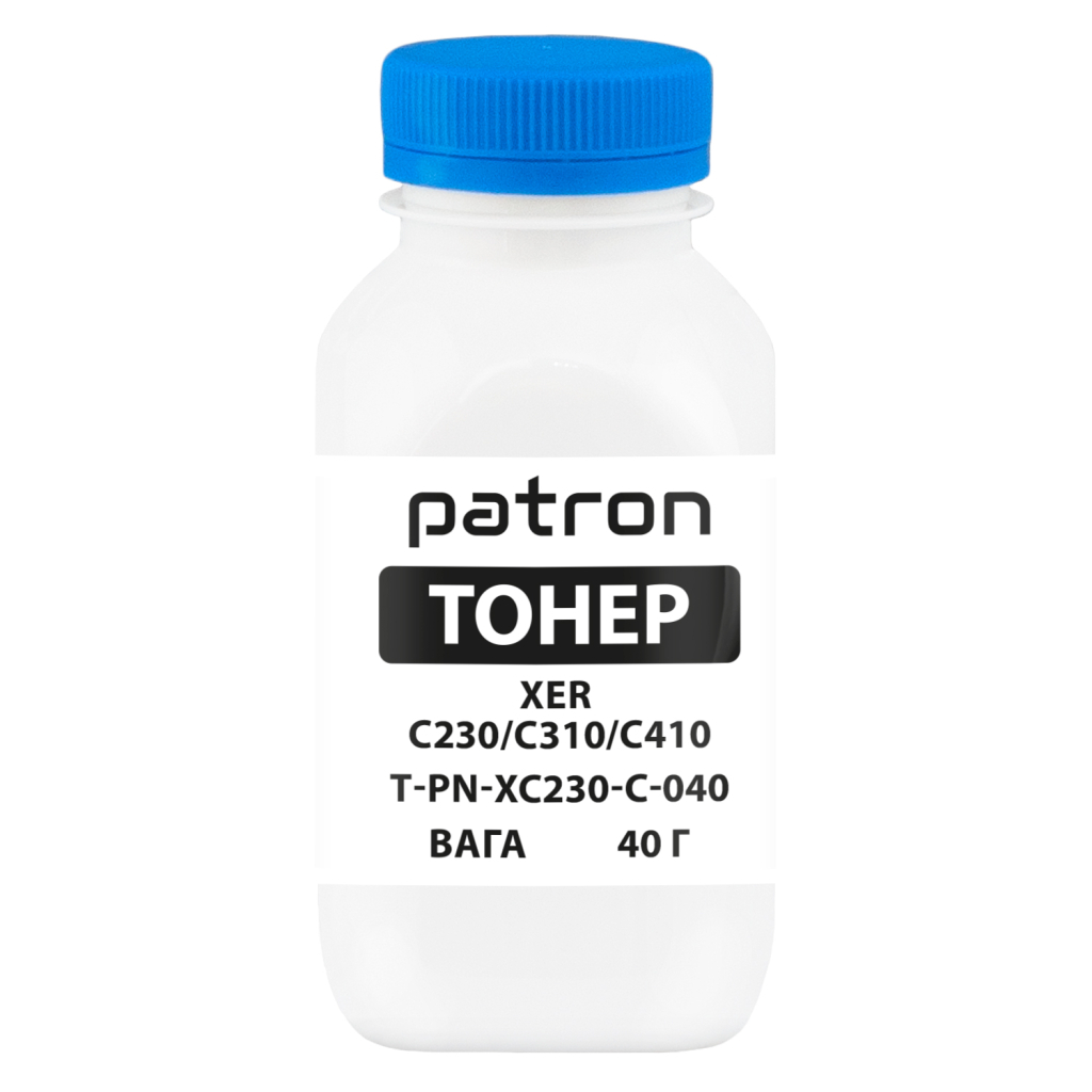 Тонер XER C230/C310/C410, 40 г, Cyan Patron (PN-XC230-C-040)