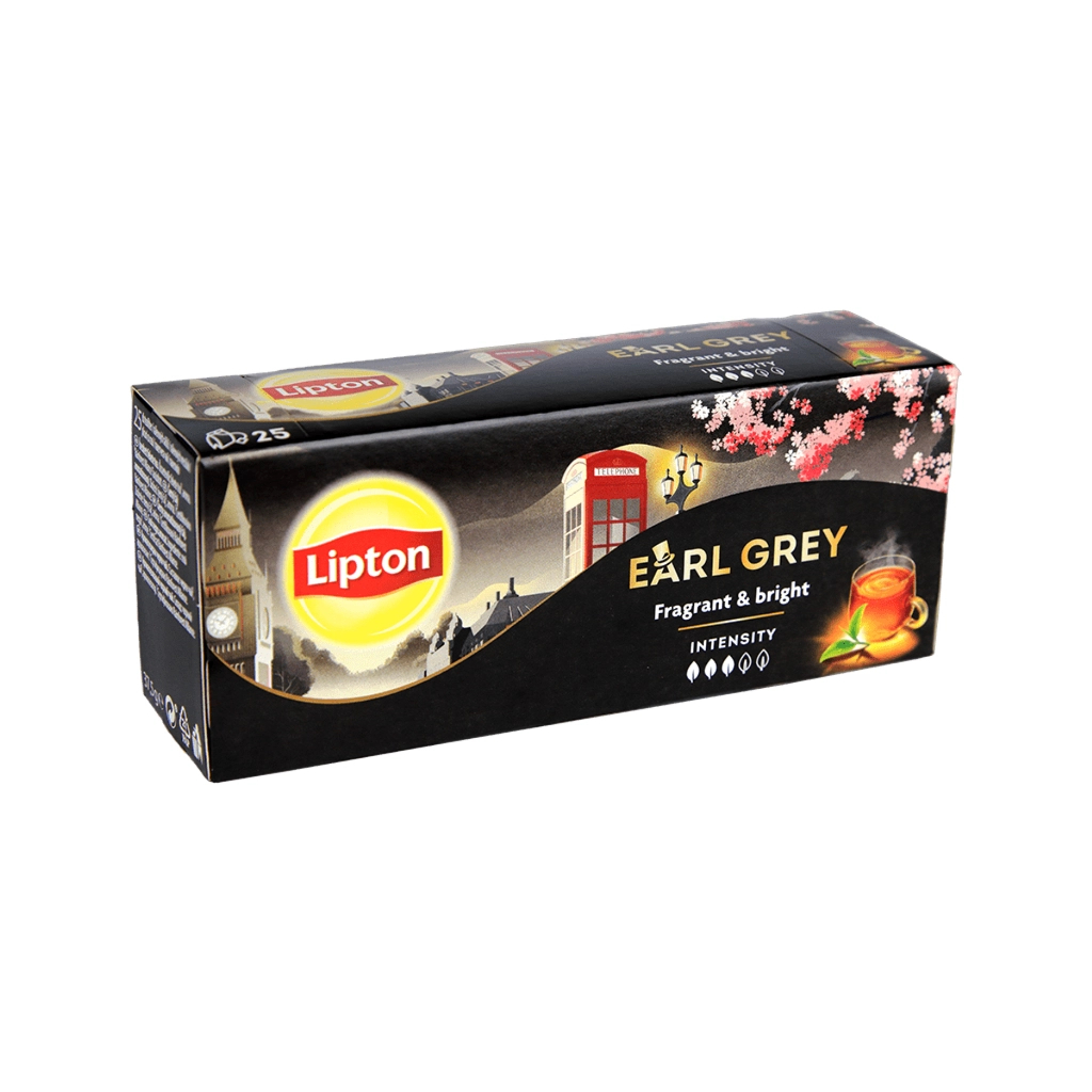 Чай Lipton Earl Gray з ароматом бергамоту 25 пакетиків (8720608016242)