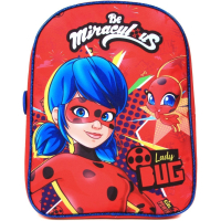 Children's backpack Perletti Miraculous LadyBug Mini, black red (P13116)