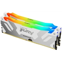 Модуль пам'яті для комп'ютера DDR5 32GB (2x16GB) 6400 MHz Renegade RGB White XMP Fury (KF564C32RWAK2-32)