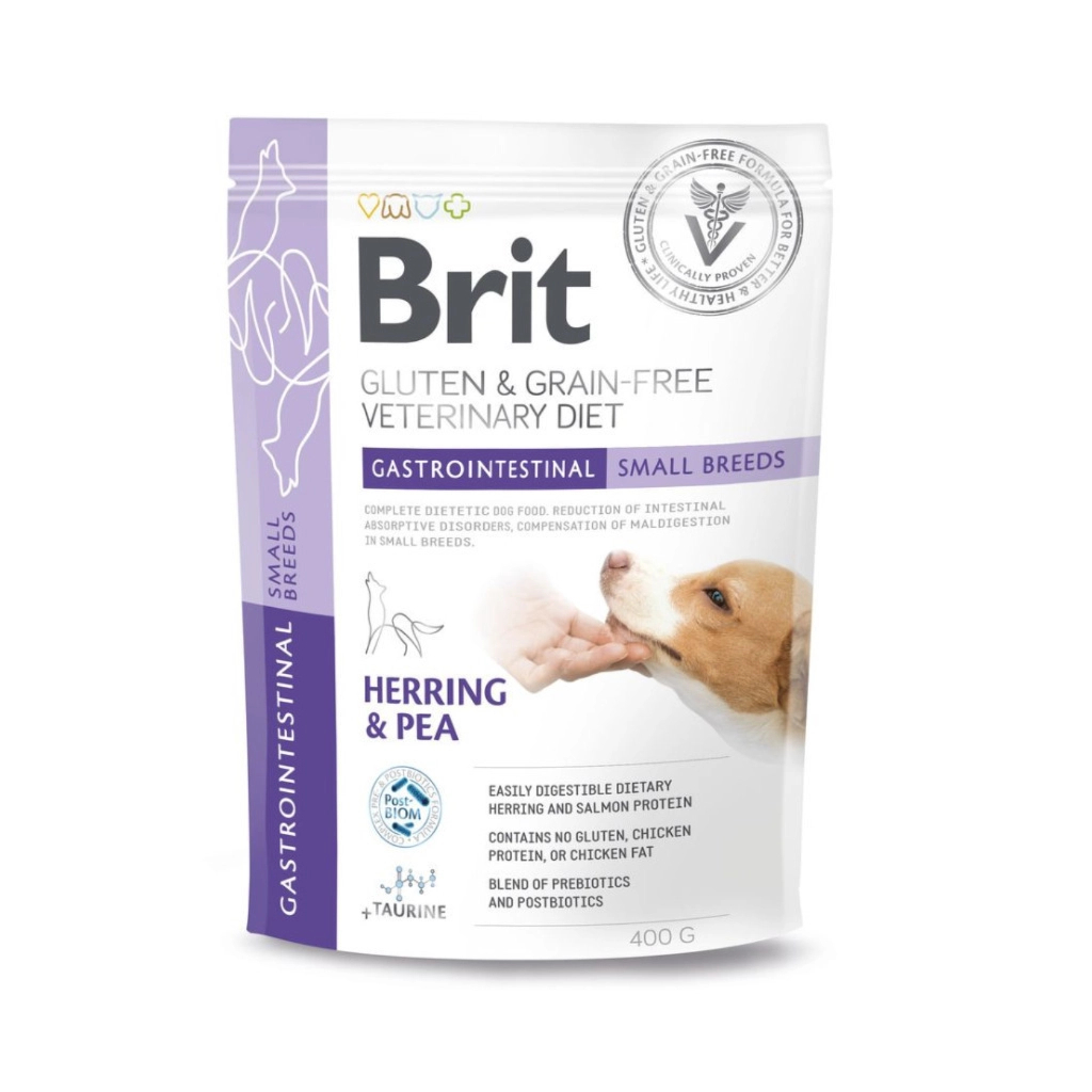 Сухий корм для собак Brit GF VetDiets Gastrointestinal Small Breeds з оселедцем 400 г (8595602573707) Сухий корм для собак Brit GF VetDiets Gastrointestinal Small Breeds з оселедцем 400 г (8595602573707)