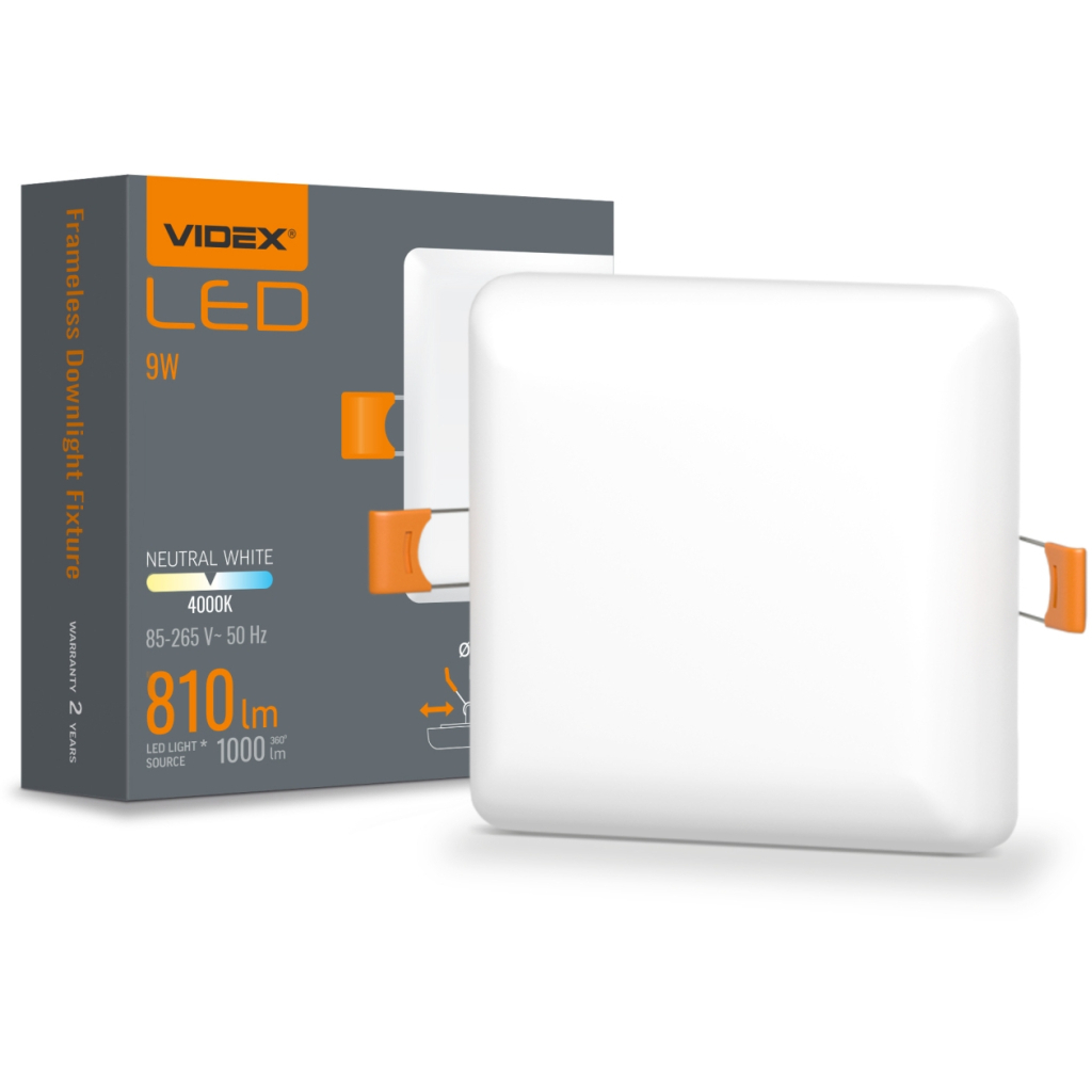 Світильник Videx VLE-DLFS-094 9W 4000K (VLE-DLFS-094)