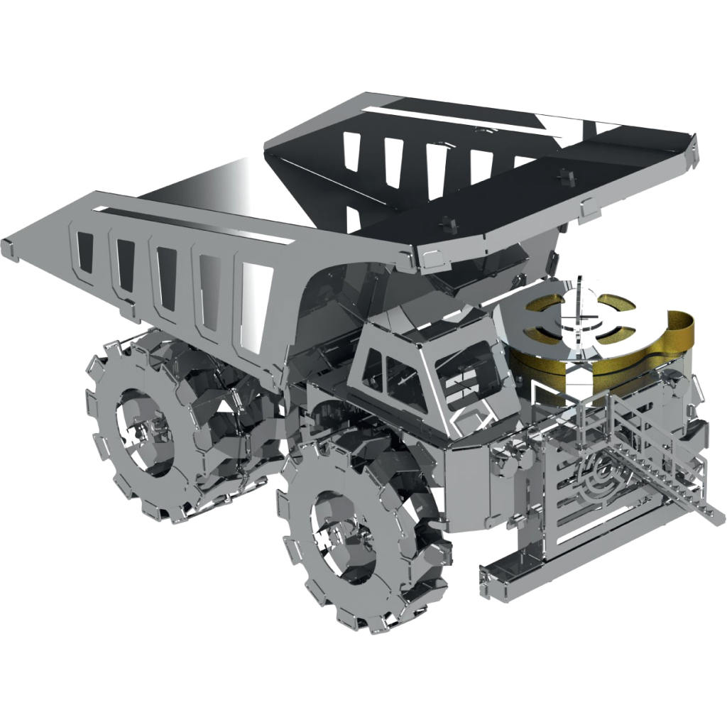Конструктор Metal Time Колекційна модель Quarry Transporter Механічний кар'єрний самоскид (MT014) Конструктор Metal Time Колекційна модель Quarry Transporter Механічний кар'єрний самоскид (MT014)