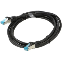 Патч-корд 5м, FTP cat 5e RJ-45 black Vention (VAP-B05-B500)