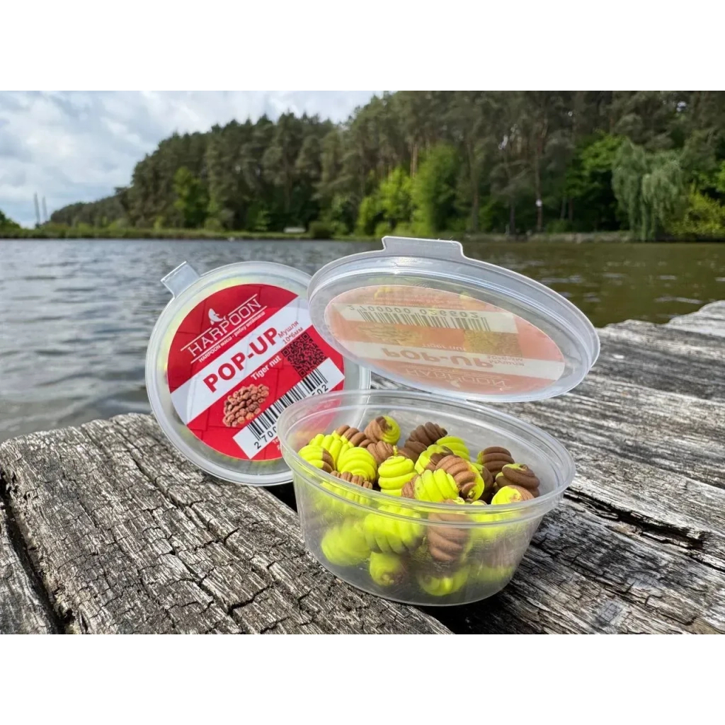 Бойл Harpoon Pop UP Мушля 10*6мм Tiger nut жовто-коричневий (2700000026502) Бойл Harpoon Pop UP Мушля 10*6мм Tiger nut жовто-коричневий (2700000026502)