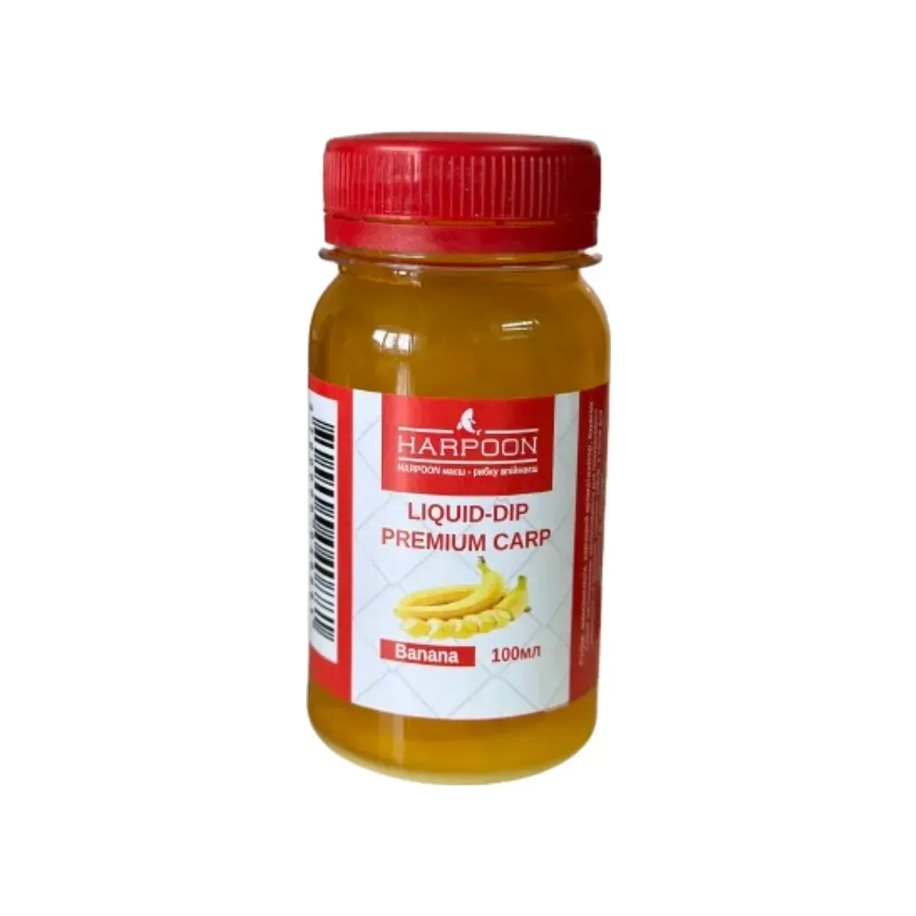 Ліквід Harpoon premium carp 100мл Banana (2700000040881) Ліквід Harpoon premium carp 100мл Banana (2700000040881)