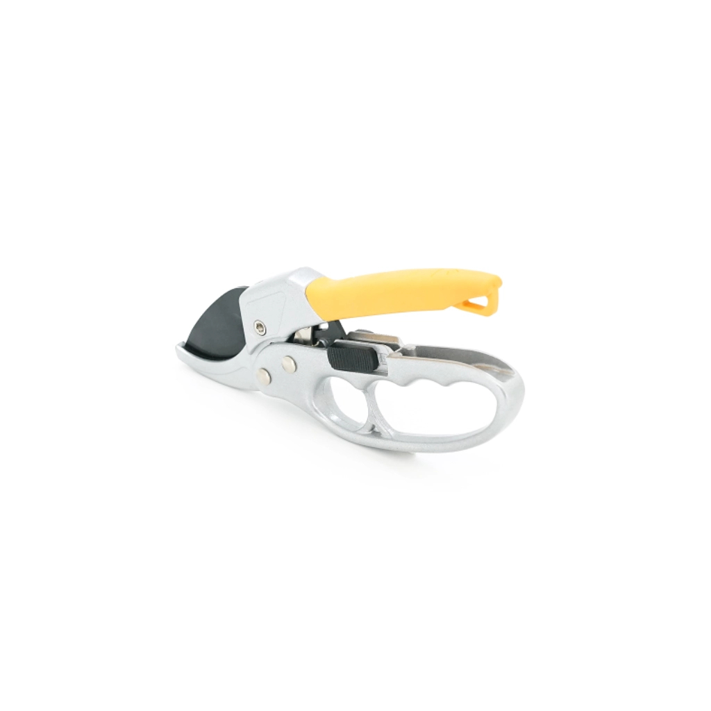 Секатор Voltronic YT-SK5Y, храповий механізм, 205мм, 25мм, сталь SK5, з фіксатором, Yellow/Gray, OEM (YT-SK5Y)